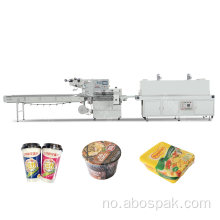 Bowl Instant Noodles Bar Shrinkering Emballasjemaskin